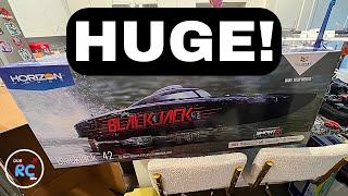 UNBOXING THE LARGEST & FASTEST RC BOAT | THE PRO BOAT BLACKJACK