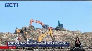 Melebihi Kapasistas, TPA Cipayung Depok Longsor Hambat Truk Pengangkut #SeputariNewsSiang 08/06