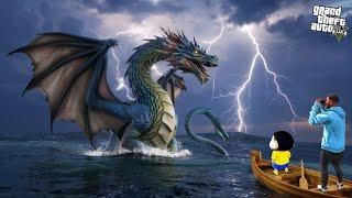 I Found The Biggest LEVIATHAN MONSTER In GTA 5 !!