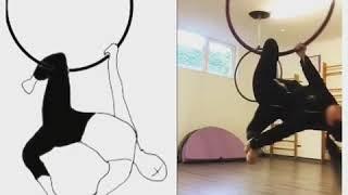 F3 - Delilah - 0.1 by Maya Mircheva @pole_stars_osnabrueck . For the CRACK THE CODE  – HOOP EDITION