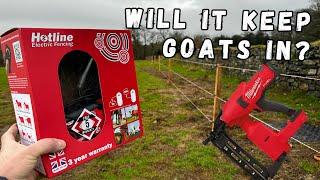 Fencing Repairs and electric fencing, will it keep goats in? #farming #goats #fencing #electricfence