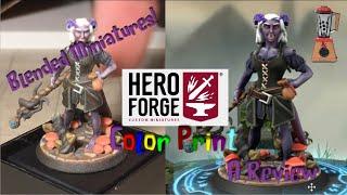 Hero-Forge Color print review.  (Blended Miniatures)