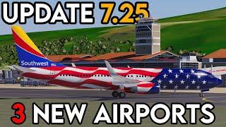 Project Flight Update 7.25 Review! ️(3 NEW AIRPORTS)