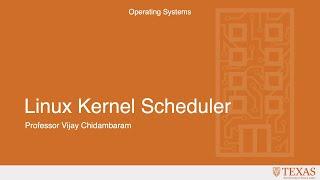 Linux Kernel Scheduler