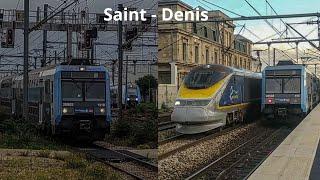 Saint Denis  -  EUROSTAR, TGV, TER, TRANSLIEN & RER