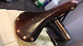 Brooks B17 Saddle - Disassembly and Rebuild with Copper Rivets