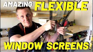 FLEXIBLE WINDOW SCREENS?? (SHARK TANK Thinks THIS is the FUTURE Of Window Screens...FLEXSCREEN!)