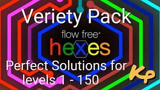 Flow Free Hexes - Variety Pack - All Perfect Solutions