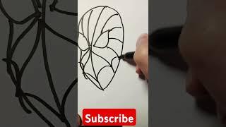 Spider-Man Drawing In 15 Seconds #shorts #spiderman #art #drawing #short #youtubeshorts #youtube