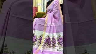 Super gorgeous Summer wear Digital cotton linen set #summercollection #summer #linen
