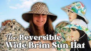 The BEST Reversible Wide Brim Bucket Sun Hat Tutorial on the Internet!