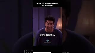 A Lot Of Information In 30 Second - FRIENDS #shorts