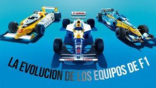 LA EVOLUCION DE LOS EQUIPOS DE F1