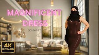 [8K] Great Brown Dress | Try on Haul