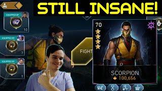 4 Stars No Gears Low Passive Stats SCORPION Is Still Insane! Injustice 2 Mobile