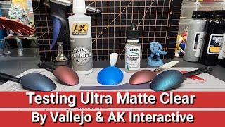 Testing Ultra Matte Clears By Vallejo & AK Interactive