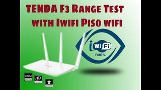 Tenda F3 Range Test with IWiFi Piso wifi V endo - Pinoy Tech Tips