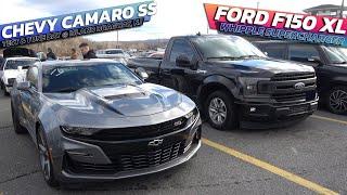 Ford F150 Whipple Supercharger vs Chevy Camaro SS: Rematch Drag Race @ Island dragway