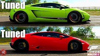 Forza Horizon 4: Tuned vs Tuned! TT Lamborghini Gallardo vs TT Lamborghini Huracan