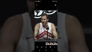 Toronto Raptors Jakob Poeltl just said this