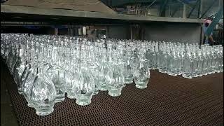 glass bottle production line empty 700ml 750ml bottles with engraving design