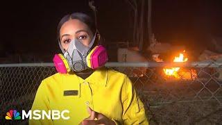 'Every single home has been burned': Reporter details destruction from wildfires