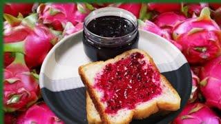 DRAGON FRUIT JAM | Homemade JamRecipe Cooking in Sakhiyakitchen | Yummy Jam Making with Dragon Fruit