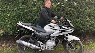 Salvage Rebuilds UK Copart bargain 2011 Honda cbf motorbike