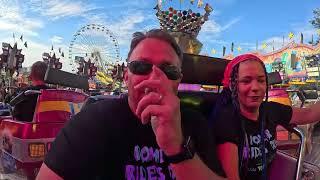 Review (Reportage) Sommerbend (kermis) (Kirmes) (Funfair) Öcher Bend Aachen 2023