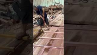 The production process of antique doors