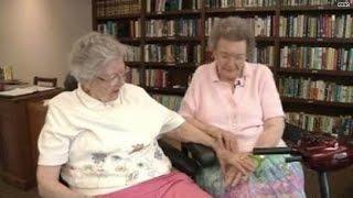 Elderly lesbians finally 'come out', marry