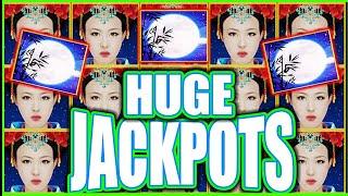 The Greatest RETRIGGER HUGE JACKPOT Ever! Autumn Moon Dragon Link Slot