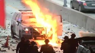 Man who allegedly threw fireworks at officers among new charges filed in LA protests
