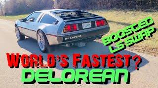 World’s Fastest DeLorean? Supercharged Chevy LS4