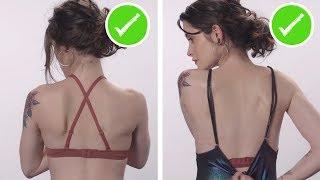 4 ways to hide your bra straps | Beauty Hacks