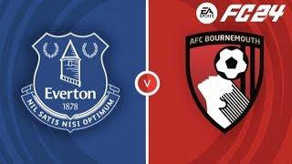 Everton vs Bournemouth - Premier League - FC 24