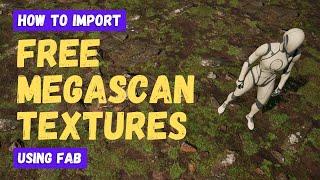 How To Import Free Megascan Textures From Fab - Unreal Engine 5 Material Tutorial