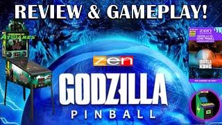 Atgames 4K Pinball - First Look At Zen Studios Godzilla Pinball!