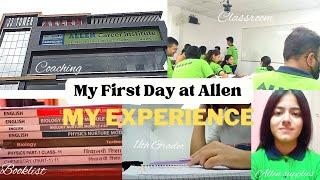 My first day at Allen‍|Neet|11th grader|*my experience+Allen's supplies