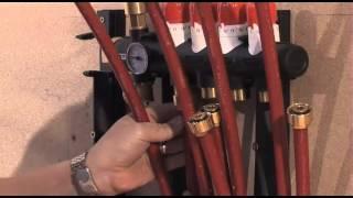 How to install a Hep2O underfloor heating composite manifold