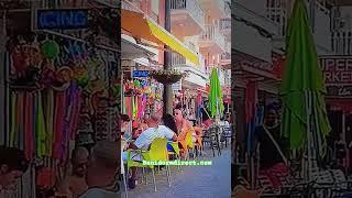 Benidorm Old Town 14th September 2023. Weather hot. Busy bars.