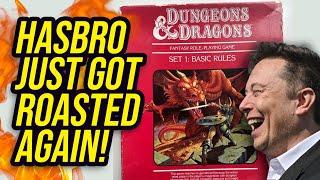 Hasbro ROASTED by Dungeons & Dragons Red Box Author!