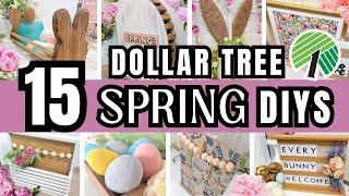 15 Dollar Tree SPRING DIYS For Your Home  Easy Decor Hacks