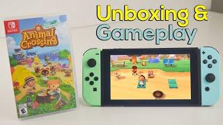 Animal Crossing New Horizons Unboxing and Gameplay Nintendo Switch