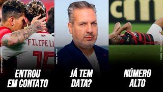 FILIPE LUÍS LIGOU PARA FIRMINO | QUANDO JOSÉ BOTO CHEGA? | 30 LESÕES NO FLAMENGO EM 2024