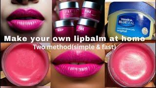 Get Pink Lips Naturally at Home | DIY Lip Balm for Dark & Dry Lips”