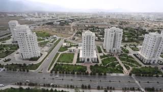 Turkmenistan flycam Ashgabat Awaza