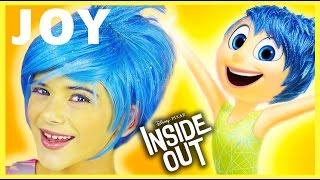 INSIDE OUT JOY MAKEUP TUTORIAL!  | COSPLAY OR HALLOWEEN! |  KITTIESMAMA