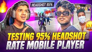 NEW  95% HEADSHOT  MOBILE KING  | 1 v 1 VIDEO CHALLENGE  | FREE FIRE IN TELUGU | #dfg #freefire