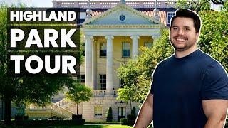 Tour of Highland Park - The RICHEST Town in Texas